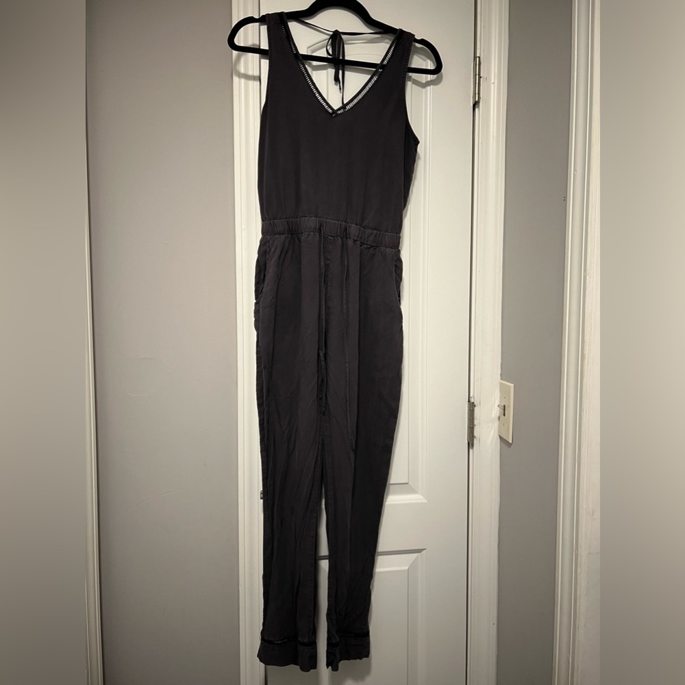 Lightweight dark grey jumpsuit